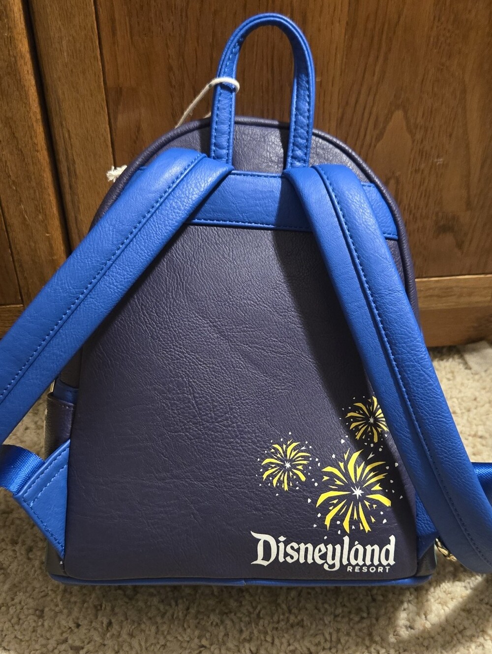NWT Loungefly x Disney Parks Disneyland Castle with Fireworks Backpack - Picture 3 of 7